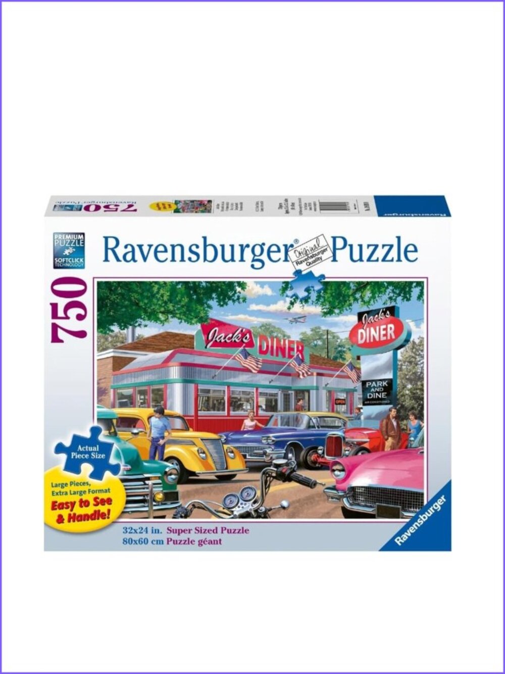 Ravensburger 750 pcs Large Format Adult Puzzle-Meet at Jack's New In Box